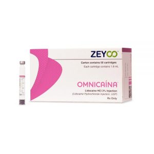 LIDO 2% OMNICAINA ANESTESIA CON 50 CARTUCHO PLASTICO