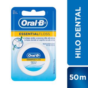 HILO DENTAL ORAL-B ESSENTIAL FLOSS SIN CERA 50M