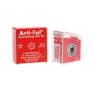 PAPEL ARTICULAR BAUSCH ARTI-FLOW 22 MM BK-21 ROJO