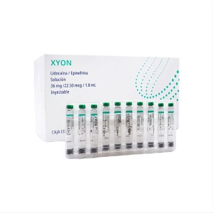 XYON LIDOCAINA EPINEFRINA 2% CARTUCHO VIDRIO 1.8ML