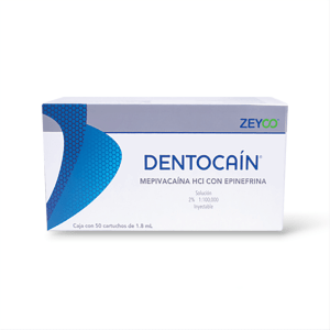 DENTOCAIN 2% CON 50 CARTUCHO VIDRIO