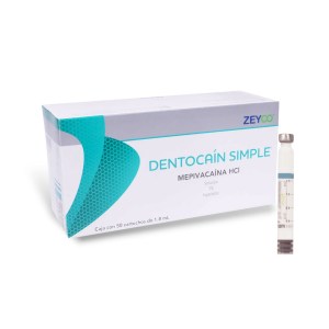 DENTOCAIN 3% CON 50 CARTUCHO VIDRIO