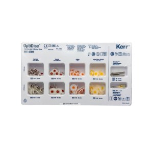 KIT DE DISCOS DE PULIDO OPTIDISC 96 MM 240 UNIDADES 120 DISCOS DE 96 MM 120 DISCOS DE 126 MM INCLUYE 5 MANDRILES Y 1 OPTISHINE