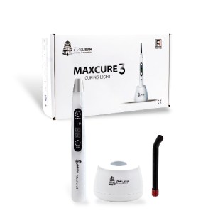 LAMPARA CURING LIGHT MAX CURE 3 C/BASE BLANCO ANELSAM GARANTIA 1 ANO