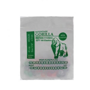 LIGAS INTRAORALES 4 1/2 OZ 3/16 GORILA COLOR